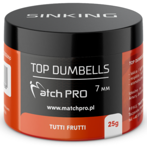 TOP DUMBELLS TUTTI FRUTTI 7mm / 25g MatchPro Przynęty do Methody / Karpiowe