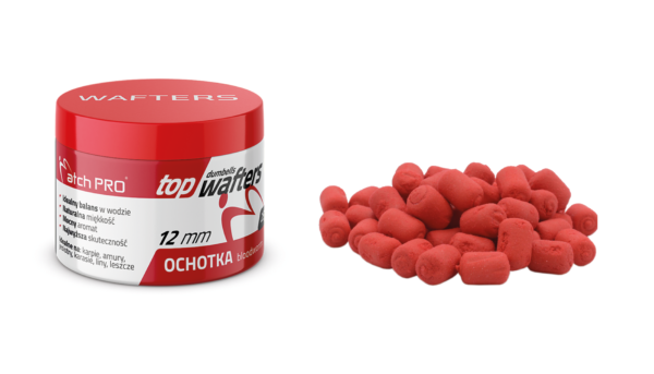 TOP DUMBELLS WAFTERS BLOODWORM 12mm 25g MatchPro Przynęty do Methody / Karpiowe