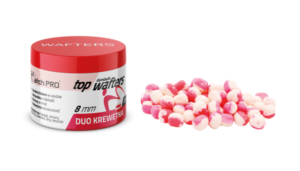 TOP DUMBELLS WAFTERS DUO SHRIMP 8mm 20g MatchPro Przynęty do Methody / Karpiowe