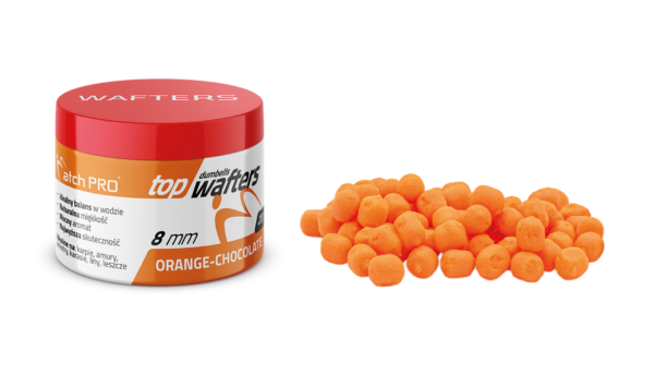 TOP DUMBELLS WAFTERS ORANGE-CHOCOLATE 8mm 20g MatchPro Przynęty do Methody / Karpiowe