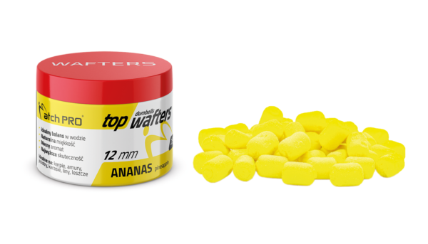 TOP DUMBELLS WAFTERS PINEAPPLE 12mm 25g MatchPro Przynęty do Methody / Karpiowe