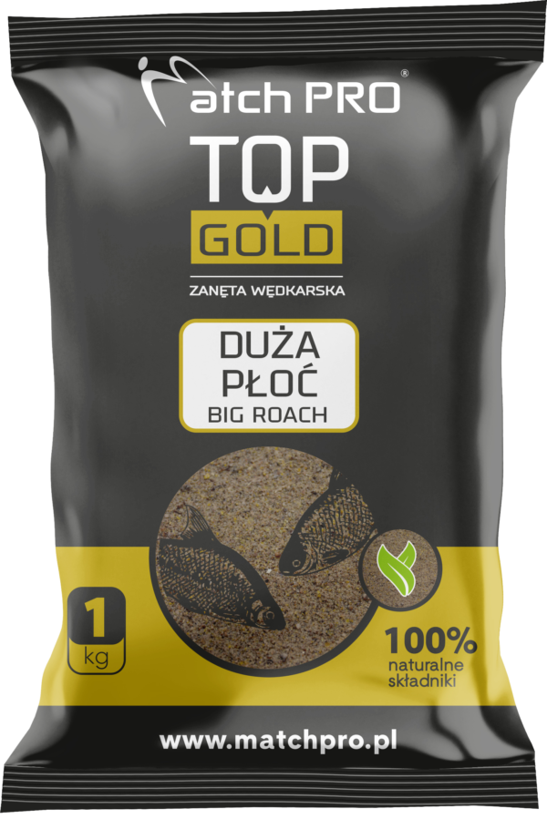 TOP GOLD DUŻA PŁOĆ Zanęta MatchPro 1kg Zanęty