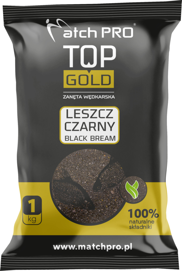 TOP GOLD LESZCZ CZARNY Zanęta MatchPro 1kg Zanęty