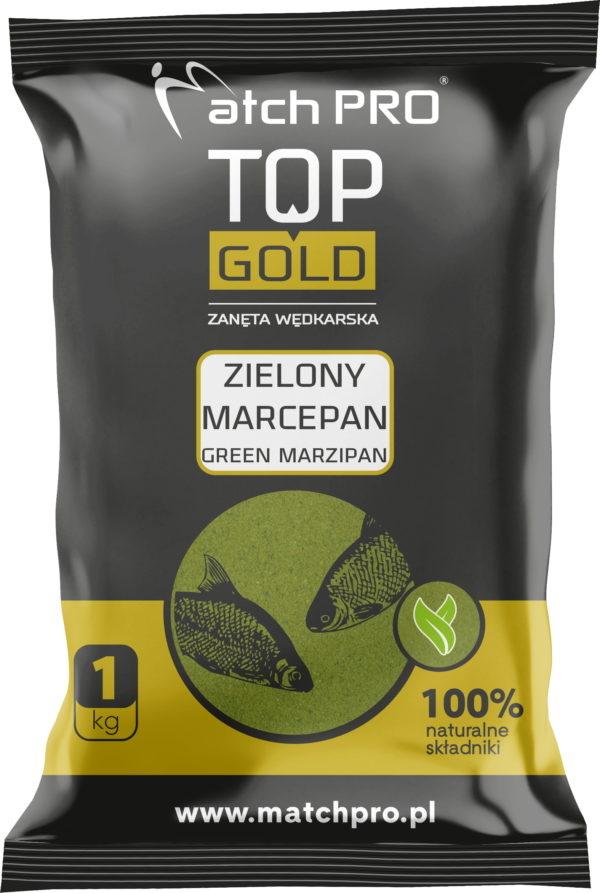 TOP GOLD ZIELONY MARCEPAN Zanęta MatchPro 1kg Zanęty