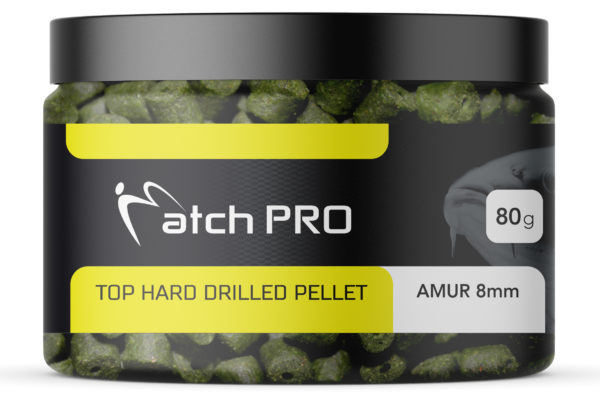 TOP HARD AMUR 12mm DRILLED Pellet MatchPro 80g Przynęty do Methody / Karpiowe