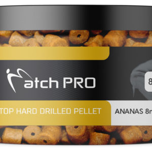 TOP HARD Ananas 12mm DRILLED Pellet MatchPro  80g Przynęty do Methody / Karpiowe