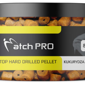 TOP HARD KUKURYDZA 12mm DRILLED Pellet MatchPro  80g Przynęty do Methody / Karpiowe