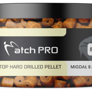 TOP HARD MIGDAŁ 12mm DRILLED Pellet MatchPro 80g Przynęty do Methody / Karpiowe