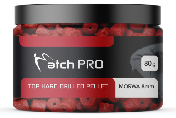 TOP HARD MORWA 12mm DRILLED Pellet MatchPro  80g Przynęty do Methody / Karpiowe