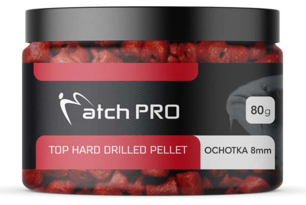 TOP HARD Ochotka 12mm DRILLED Pellet MatchPro  80g Przynęty do Methody / Karpiowe