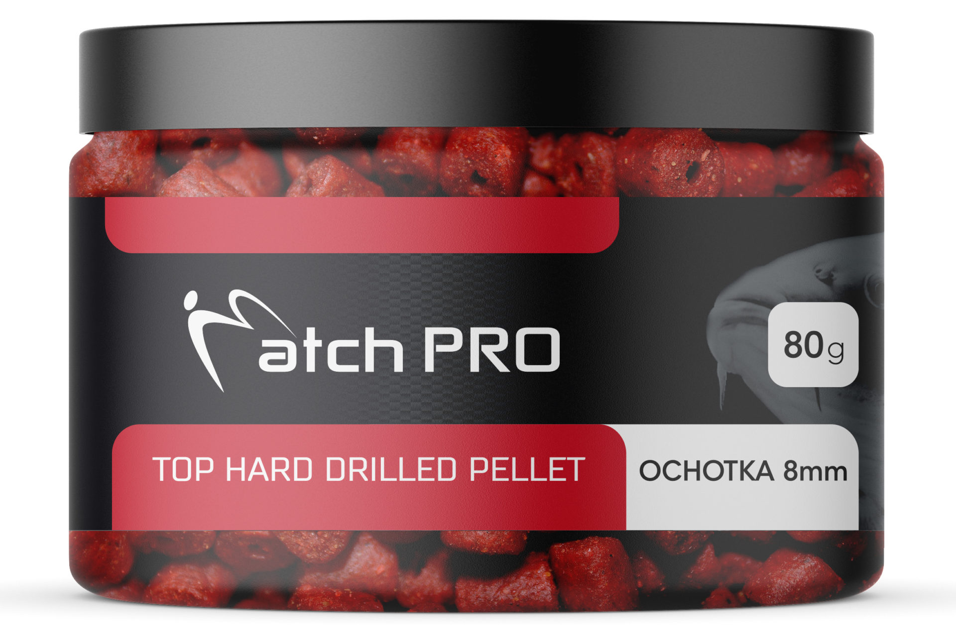 TOP HARD Ochotka 8mm DRILLED Pellet MatchPro 80g Przynęty do Methody / Karpiowe