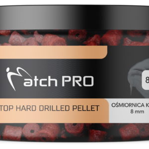 TOP HARD Ośmiornica - kałamarnica 12mm DRILLED Pellet MatchPro  80g Przynęty do Methody / Karpiowe