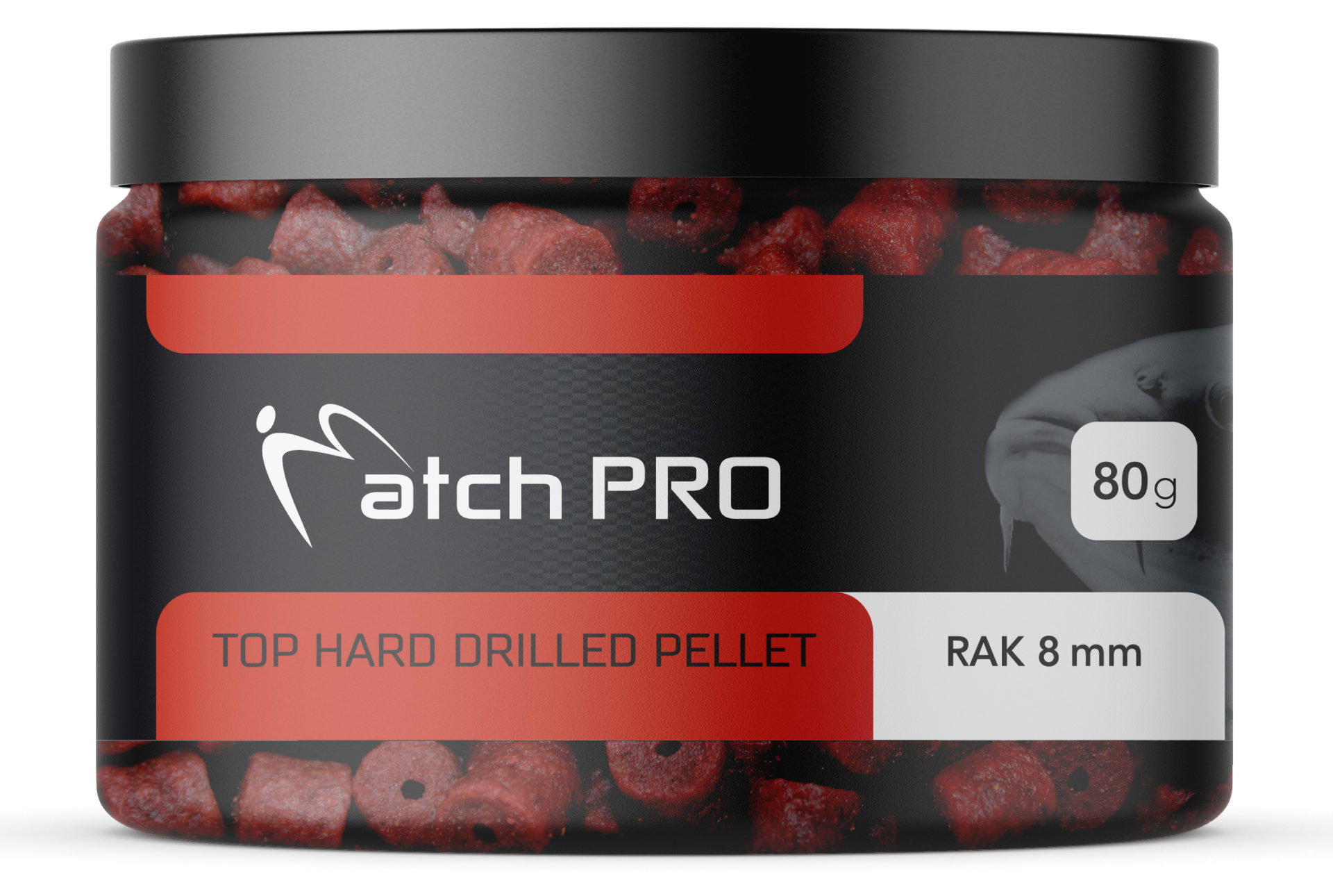 TOP HARD RAK 12mm DRILLED Pellet MatchPro 80g Przynęty do Methody / Karpiowe