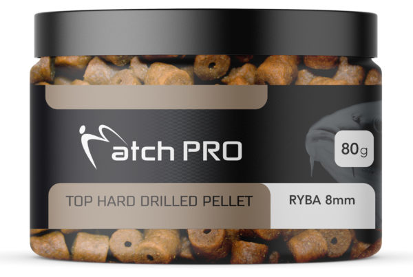 TOP HARD RYBA 12mm DRILLED Pellet MatchPro 80g Przynęty do Methody / Karpiowe