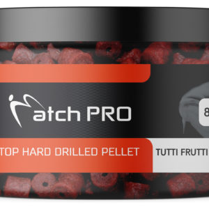 TOP HARD TUTTI FRUTTI 8mm DRILLED Pellet MatchPro  80g Przynęty do Methody / Karpiowe