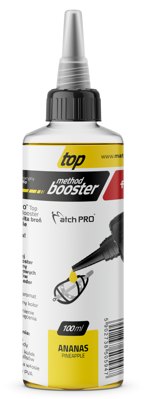 TOP METHOD BOOSTER ANANAS MatchPro 100ml Liquidy / Dipy / Boostery