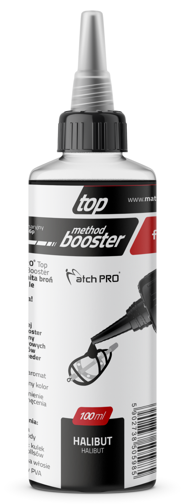 TOP METHOD BOOSTER HALIBUT MatchPro 100ml Liquidy / Dipy / Boostery