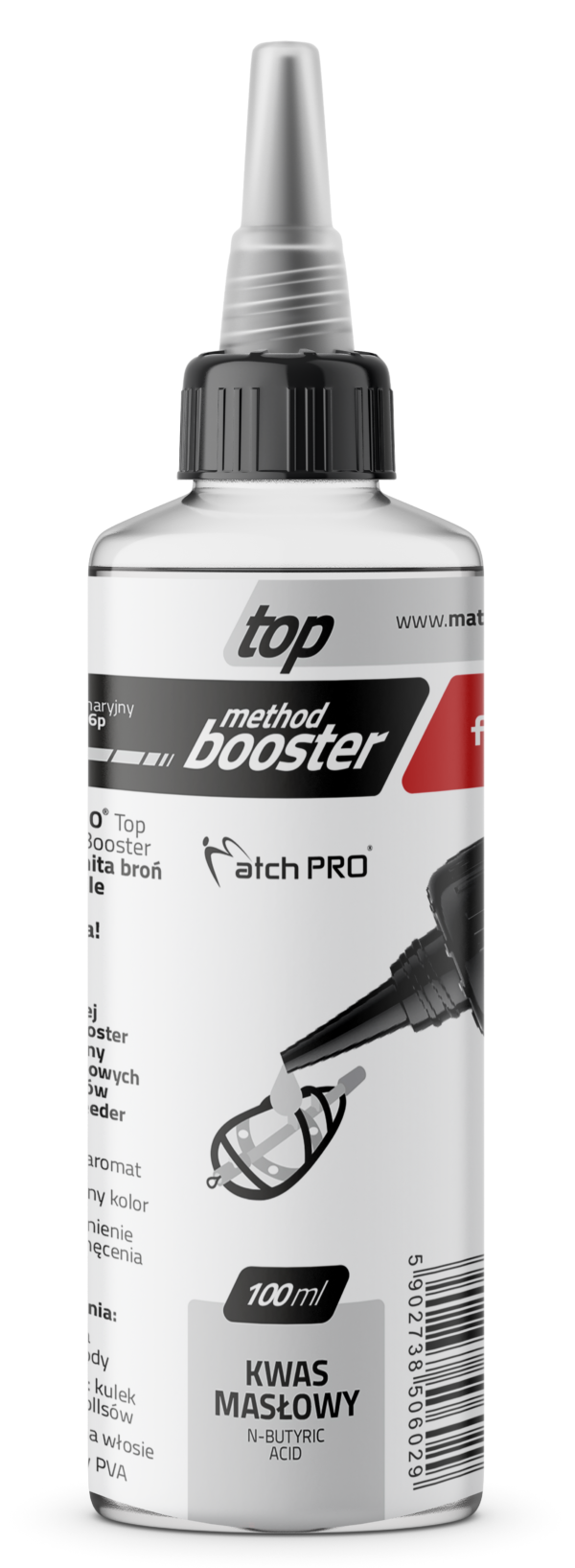 TOP METHOD BOOSTER KWAS MASŁOWY MatchPro 100ml Liquidy / Dipy / Boostery