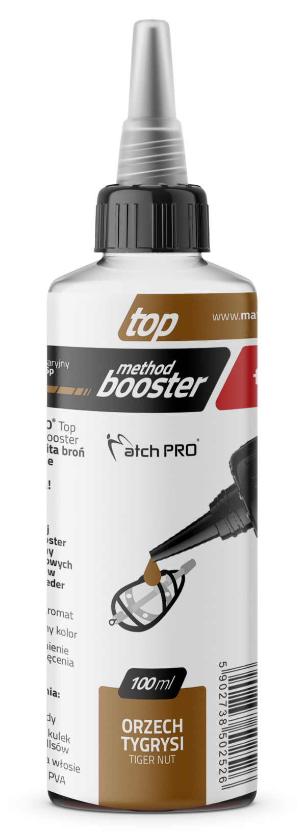 TOP METHOD BOOSTER ORZECH TYGRYSI MatchPro 100ml Liquidy / Dipy / Boostery