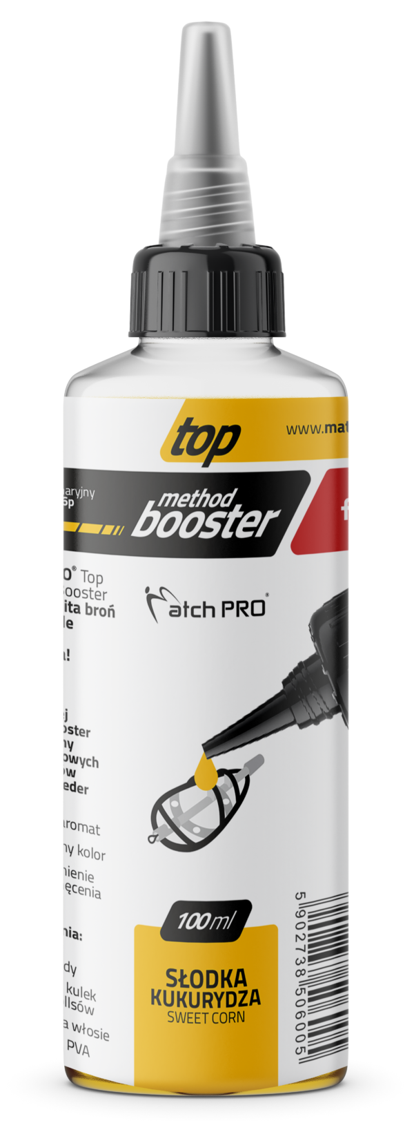 TOP METHOD BOOSTER SŁODKA KUKURYDZA MatchPro 100ml Liquidy / Dipy / Boostery