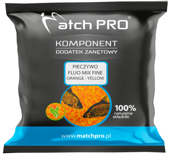 TOP PIECZYWO FLUO MIX FINE ŻÓŁTO-POMARAŃCZOWE MatchPro 500g Dodatki / Atraktory