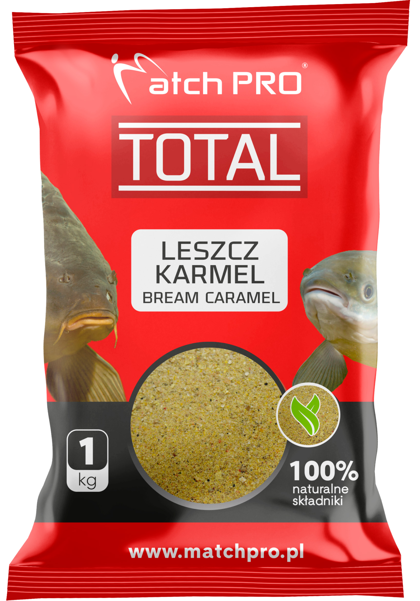 TOTAL LESZCZ KARMEL Zanęta MatchPro 1kg Zanęty