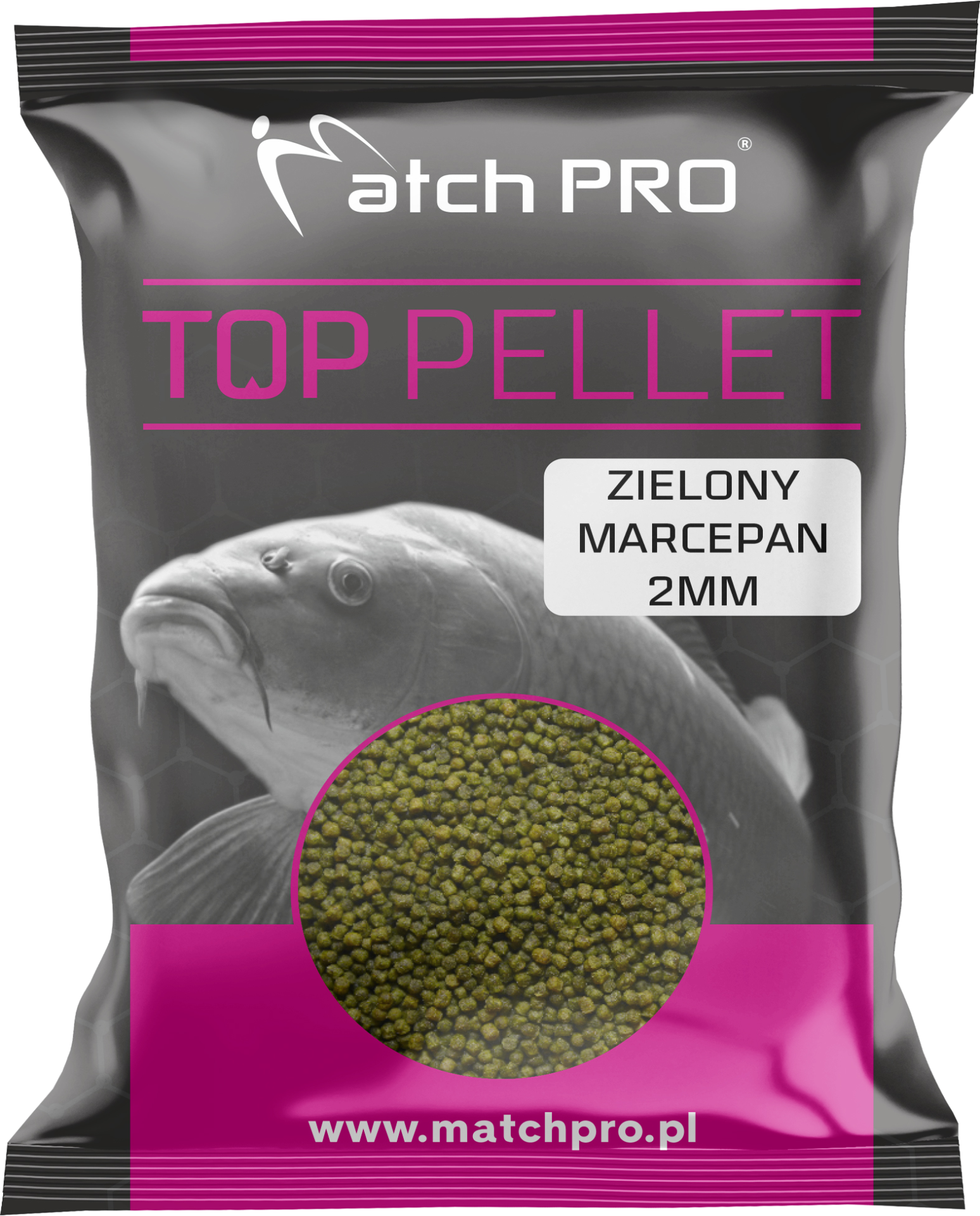 ZIELONY MARCEPAN 2mm Pellet MatchPro 700g Pellety Zanętowe