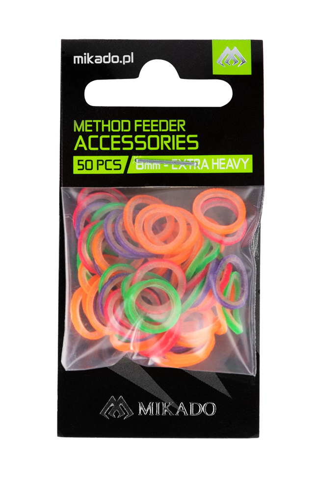 GUMKI DO PELETU - METHOD FEEDER - 3mm (HEAVY) - MIX - op.50szt.