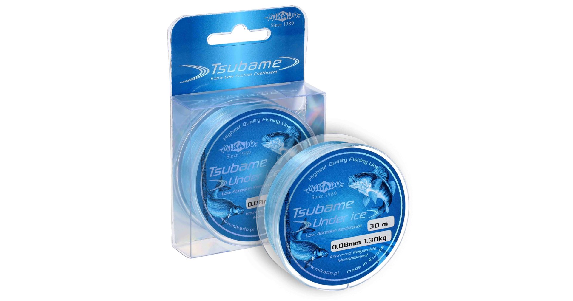 Mikado wędkarstwo - ŻYŁKA - TSUBAME UNDER ICE - 0.18mm/4.70kg/30m - op.1szp.