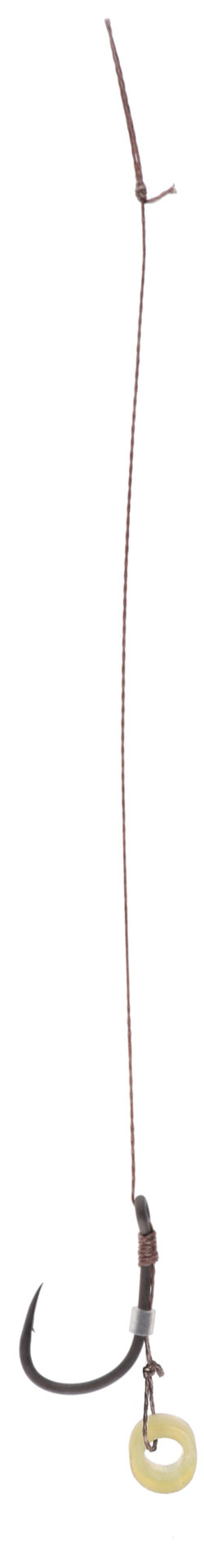 Mikado wędkarstwo - PRZYPON MF - Z GUMKĄ - hak z zadziorem nr 8 DB / plecionka: 0.12mm/10cm - op.8szt.