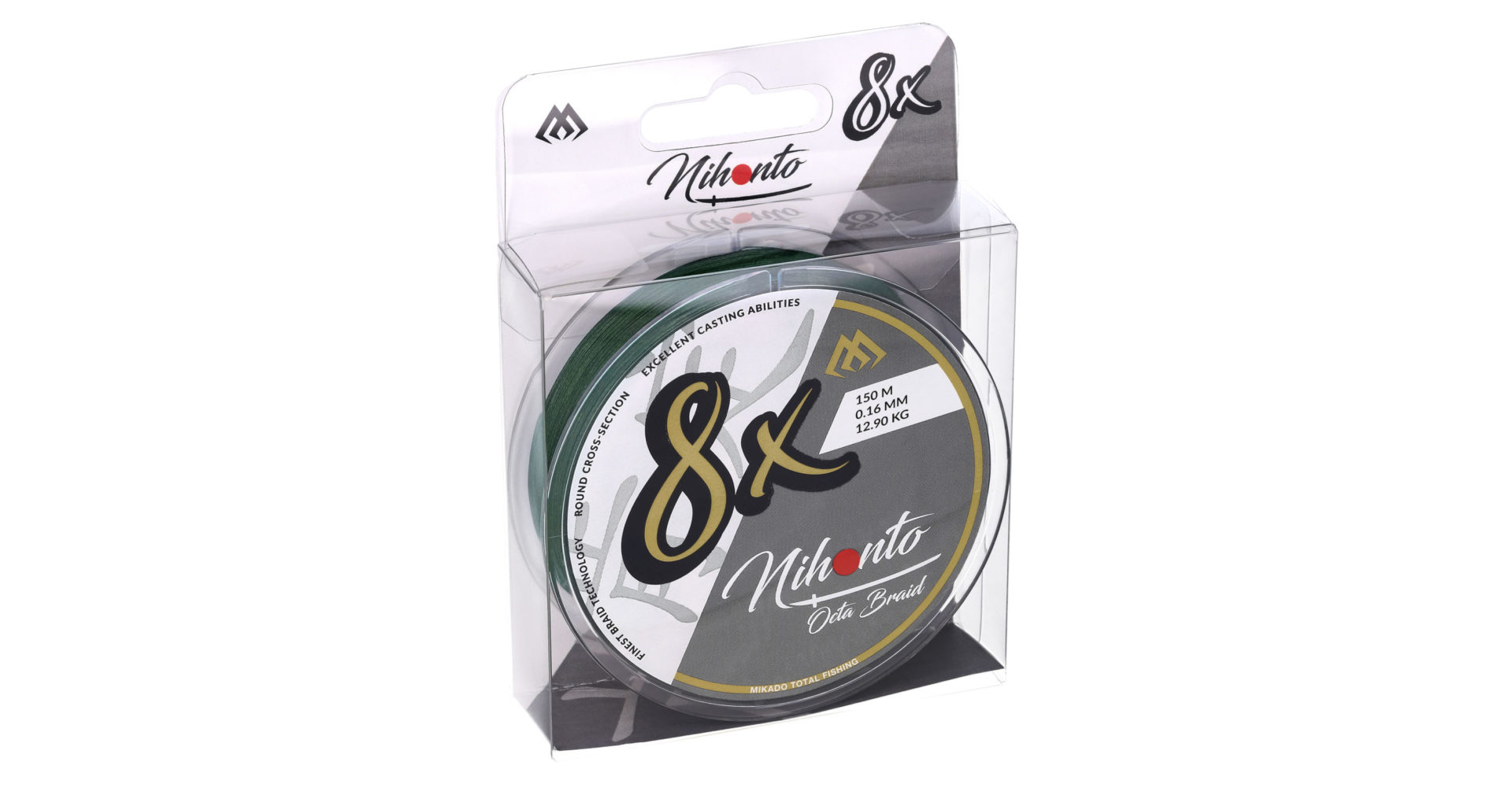 PLECIONKA - NIHONTO OCTA BRAID - 0.06mm/4.15kg/150m - ZIELONA - op.1szp.