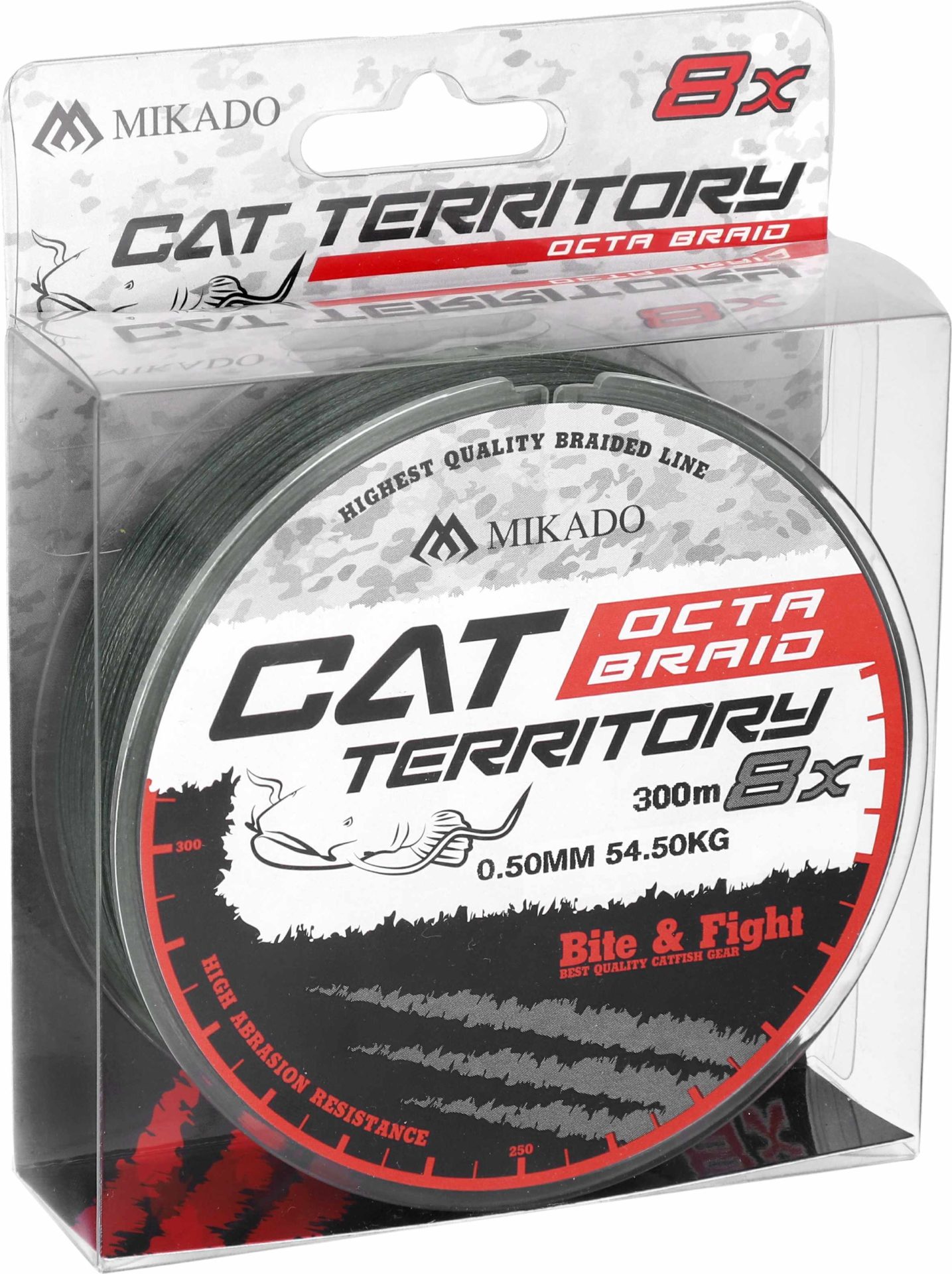 PLECIONKA - CAT TERRITORY OCTA BRAID - 0.40mm/43.2kg/300m - ZIELONA - op.1szp.