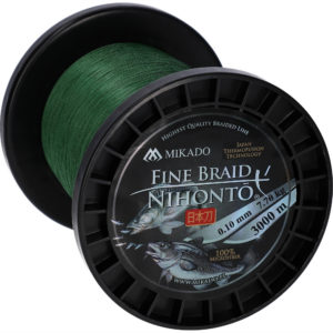 Sklep z Mikado Śląsk - PLECIONKA - NIHONTO FINE BRAID - 0.30mm/29.6kg/2100m - ZIELONA - op.1szp.