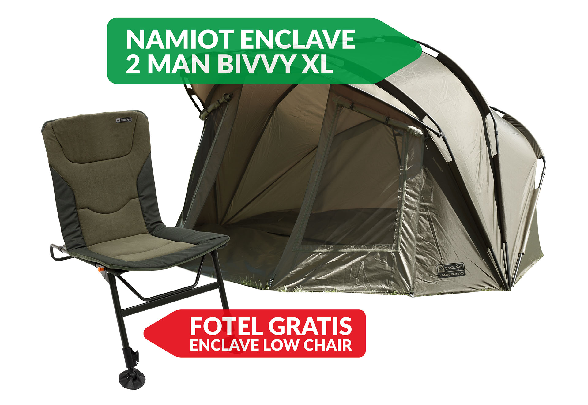 Sklep z Mikado Śląsk - ZESTAW - ENCLAVE COMBO SET 01 - NAMIOT + FOTEL GRATIS - op.1kpl.