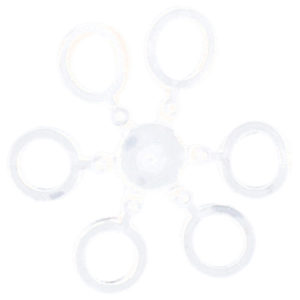 Sklep z Mikado Śląsk - GUMKI DO PELETU - METHOD FEEDER - NA KRĄŻKU - 10mm - TRANSPARENTNY - op.18szt.