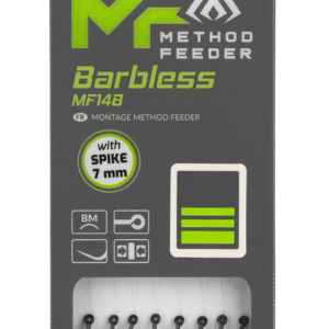 Sklep z Mikado Śląsk - PRZYPON MF - MF14 Z IGŁĄ - hak bez zadziora nr 14 / żyłka: 0.18mm/10cm - op.8szt.