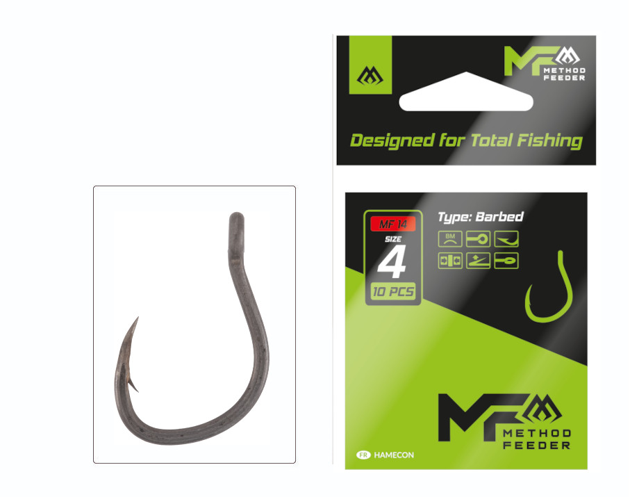 Mikado wędkarstwo - HACZYK - MF14 nr 6 - Z ZADZIOREM - op.10szt.