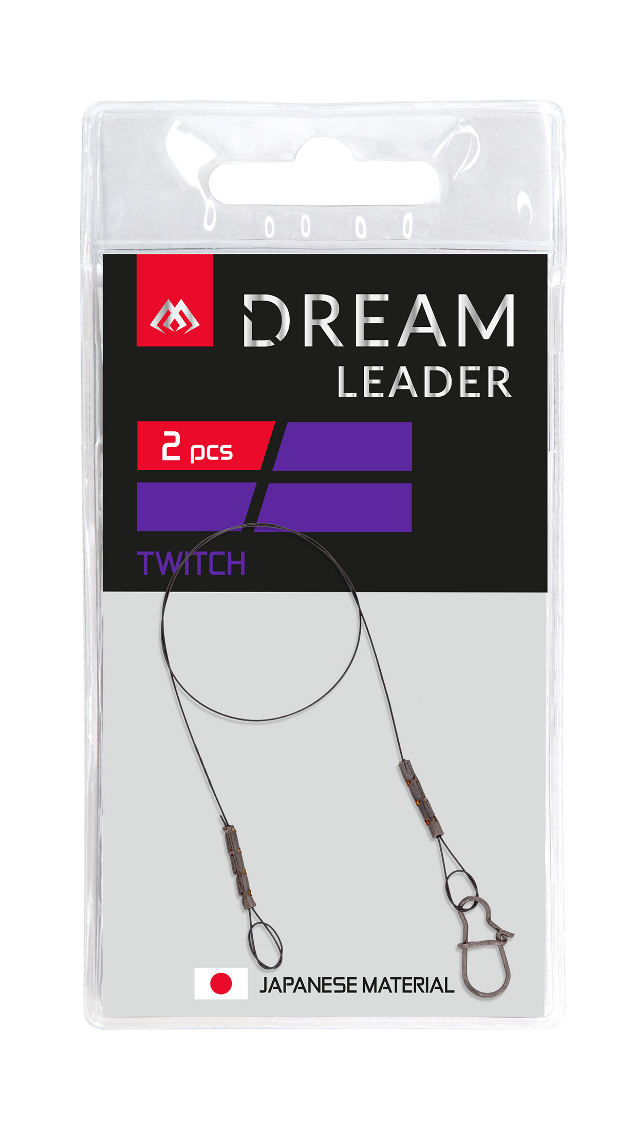 Mikado wędkarstwo - PRZYPON - DREAM LEADER - TWITCH 30cm/26LB/12kg - op.2szt.