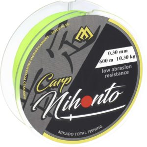 Sklep z Mikado Śląsk - ŻYŁKA - NIHONTO CARP - 0.28mm/8.80kg/5000m - FLUO ŻÓŁTA - op.1szp.