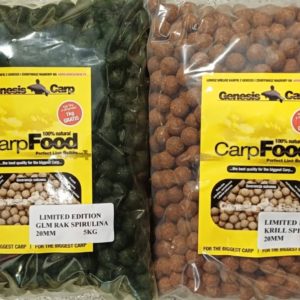 Genesis Carp GENESIS CARP GLM RAK SPIRULINA 30kg + KRILL SPICE SQUID 30kg
