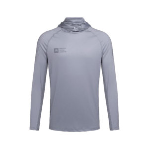 Sklep z Mikado Śląsk - BLUZA - Z KAPTUREM I KOMINEM - Z FILTREM UPF - SZARA - rozm. 4XL - op.1szt.