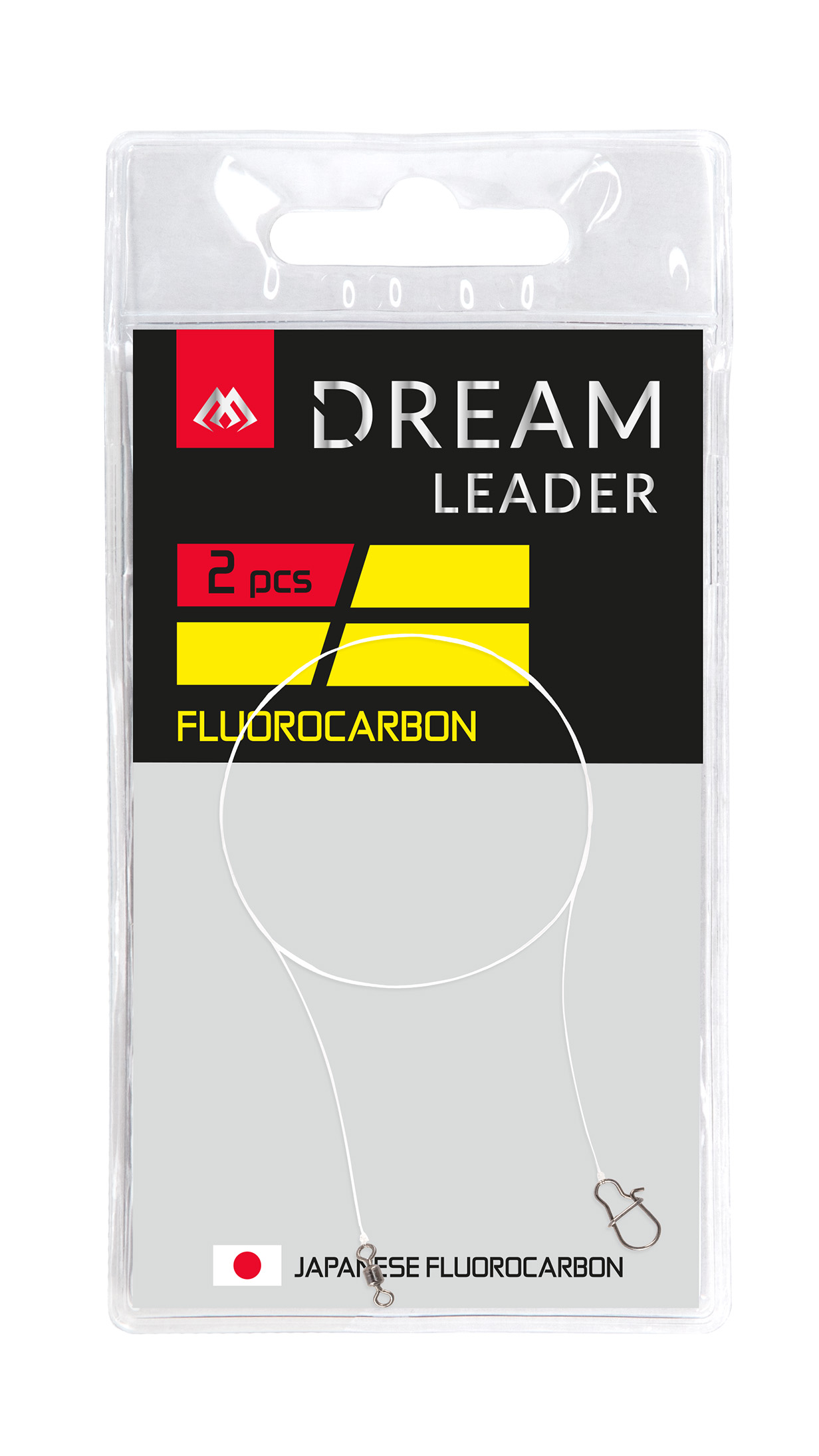 PRZYPON - DREAM LEADER - FLUOROCARBON 30cm/10LB/4.45kg - op.2szt.