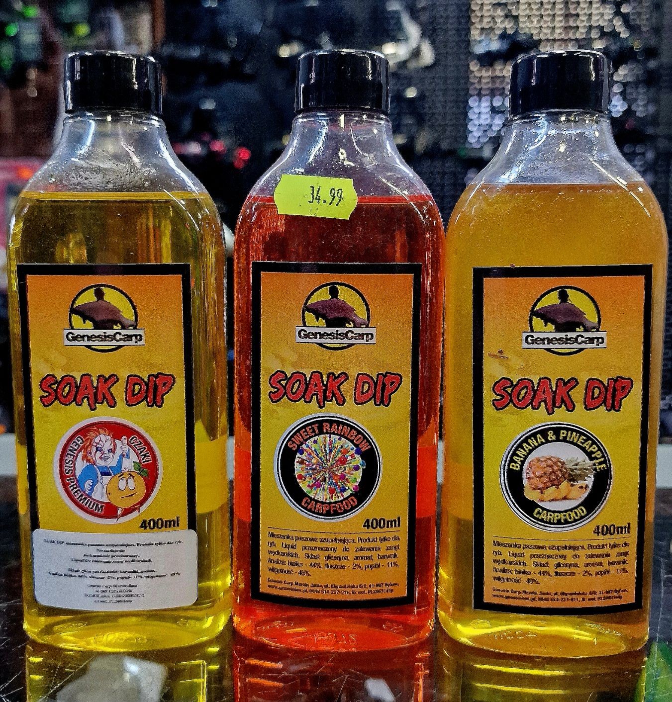 Genesis Carp SoakDip 2+1 gratis - Czaki + Sweet Rainbow + Banan Pineapple