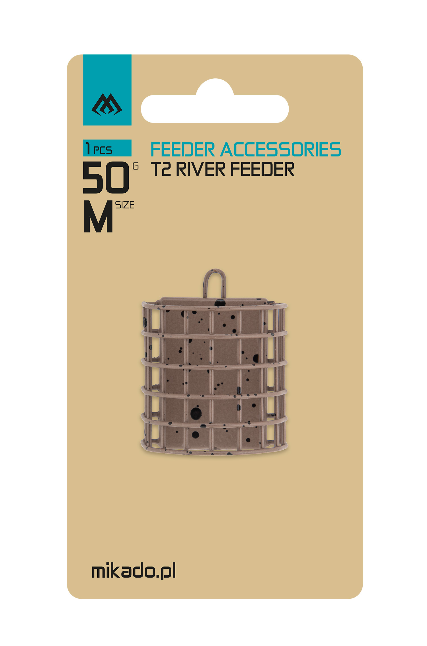 KOSZYCZEK ZANĘTOWY - T2 RIVER FEEDER - rozm. M - 50g - op.1szt.