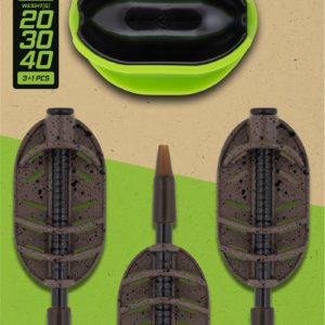 Sklep z Mikado Śląsk - KOSZYCZEK - METHOD FEEDER MFX - Q.M.F. rozm.L - KOMPLET - 20+30+40g + FOREMKA - op.1kpl.